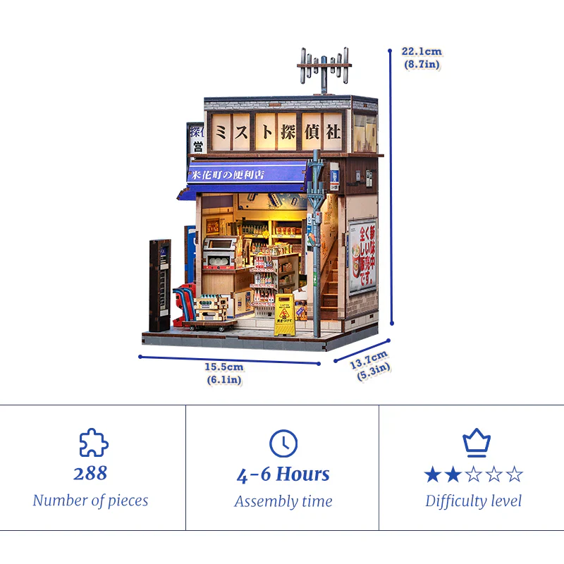 Beika-cho Convenience Store DIY Miniature House - Image 4