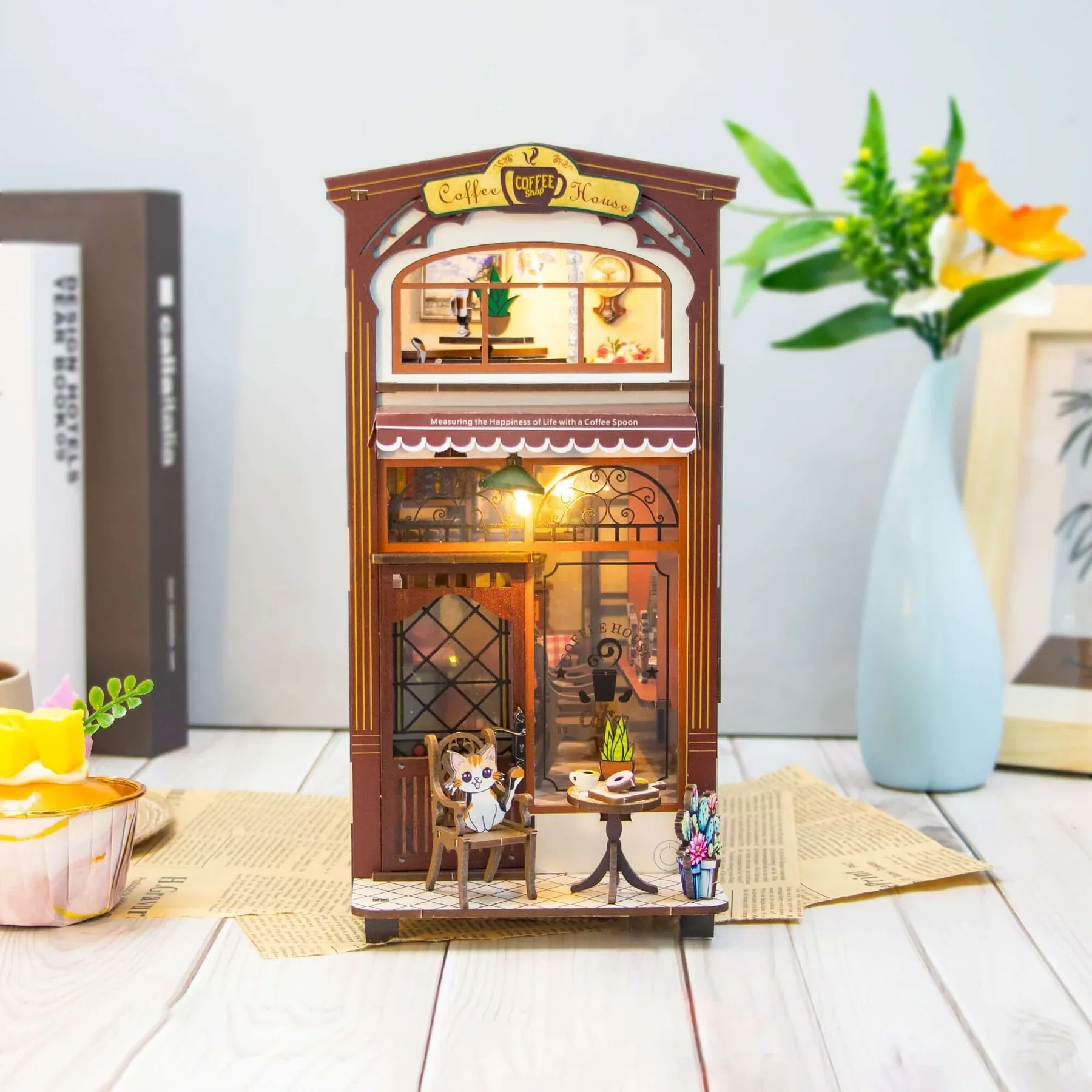 Rokrgeek Coffee House DIY Book Nook - Image 3