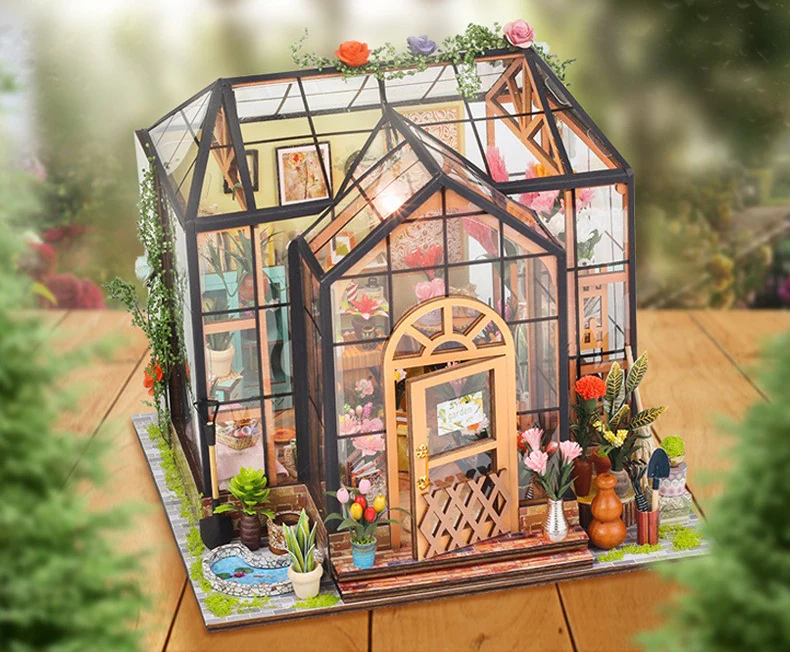 Rokrgeek Jenny's Greenhouse Miniature House Kit - Image 4