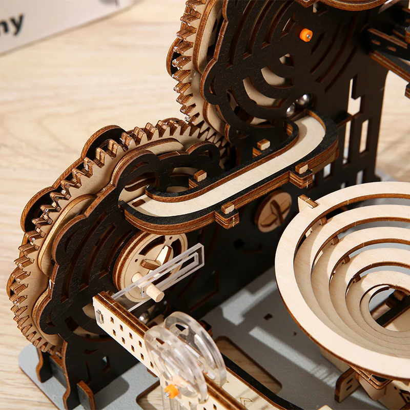 Rokrgeek Marble Run Night City Wooden 3D Puzzle - Image 4