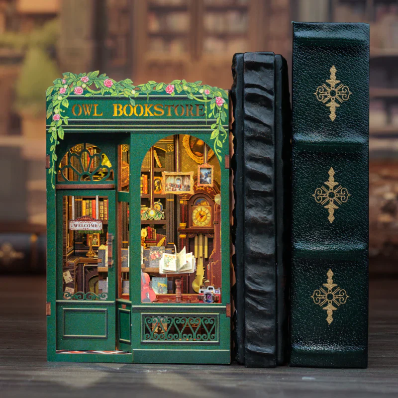 Owl Bookstore DIY Book Nook Kit - Image 2