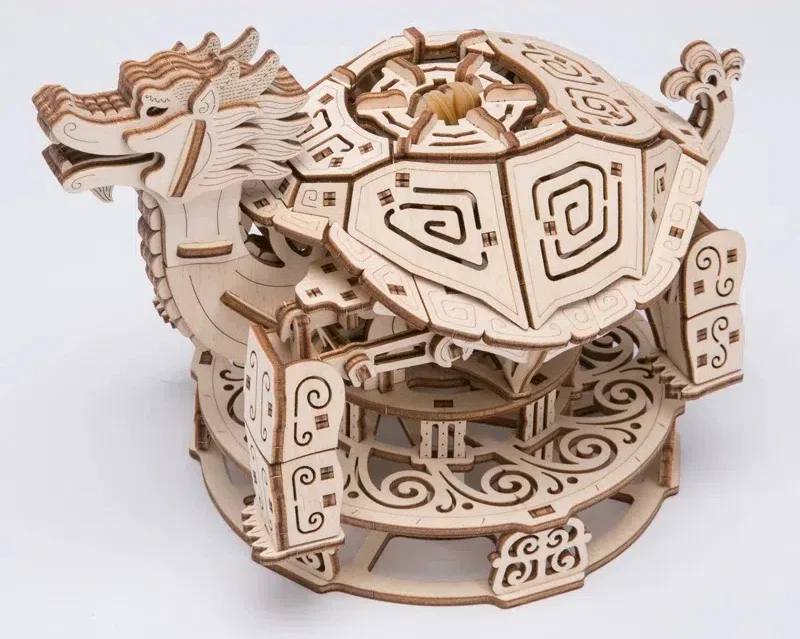 Rokrgeek Dragon Turtle 3D Wooden Puzzle - Image 3
