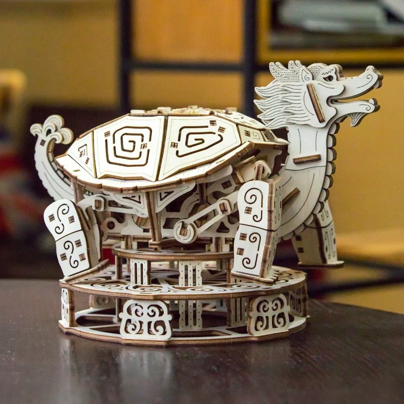 Rokrgeek Dragon Turtle 3D Wooden Puzzle - Image 4