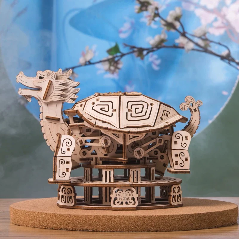 Rokrgeek Dragon Turtle 3D Wooden Puzzle - Image 5