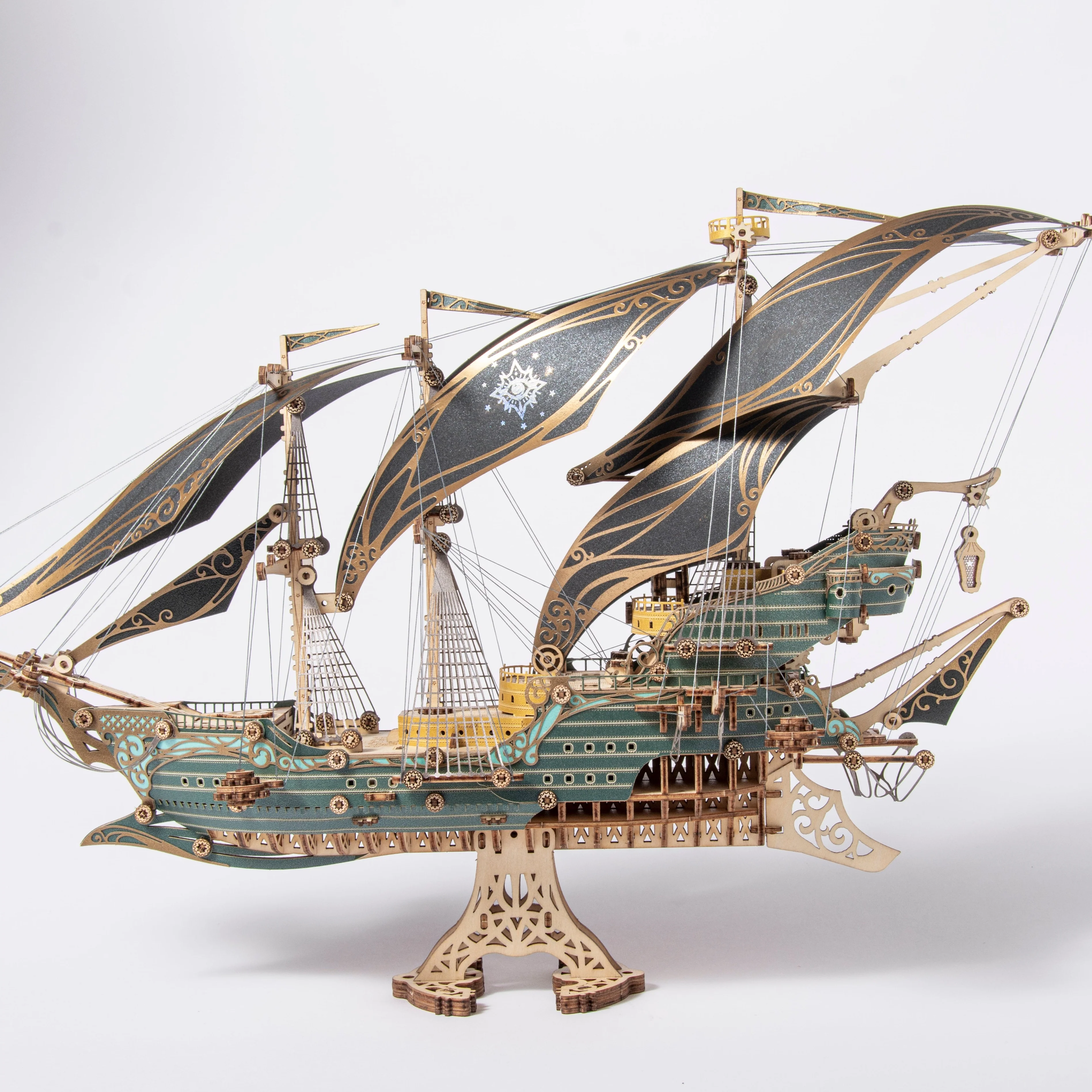 Rokrgeek Future Pirate Ship Wooden 3D Model - Image 4