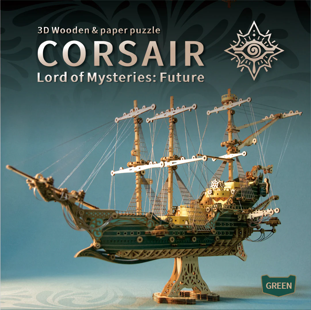 Rokrgeek Future Pirate Ship Wooden 3D Model - Image 6