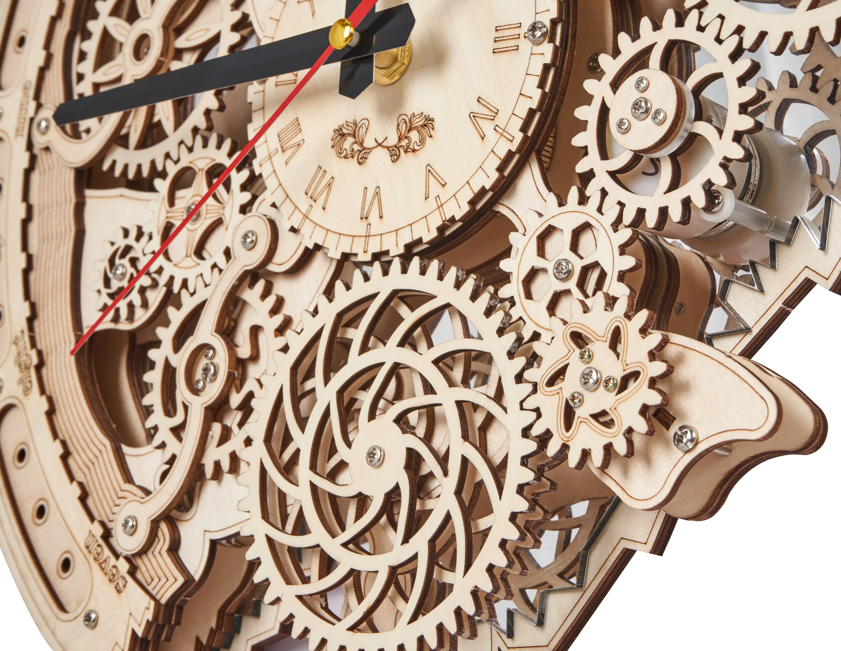 Rokrgeek Gear Pendulum Clock 3D Wooden Puzzle - Image 3