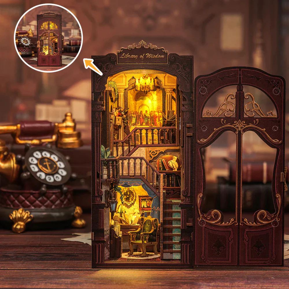 Rokrgeek Library of Wisdom Book Nook - Image 5