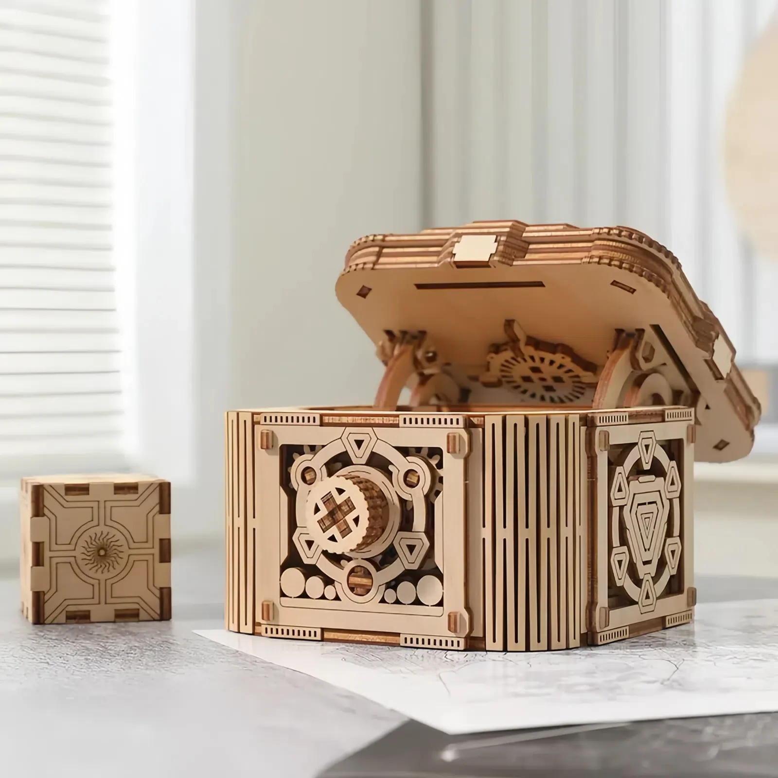 Rokrgeek Machine Box 3D Wooden Puzzle - Image 3