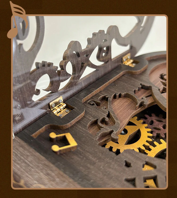 Rokrgeek Retro Piano Music Box 3D Wooden Puzzle - Image 6