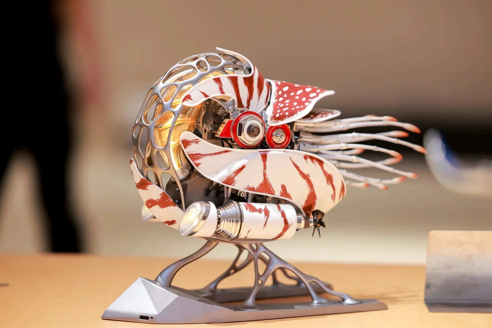 Rokrgeek Mechanical Metal Nautilus Model DIY 3D Puzzle - Image 12