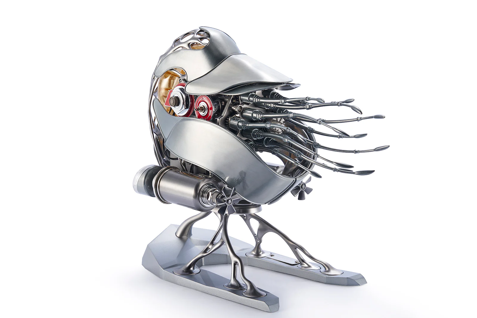 Rokrgeek Mechanical Metal Nautilus Model DIY 3D Puzzle - Image 3