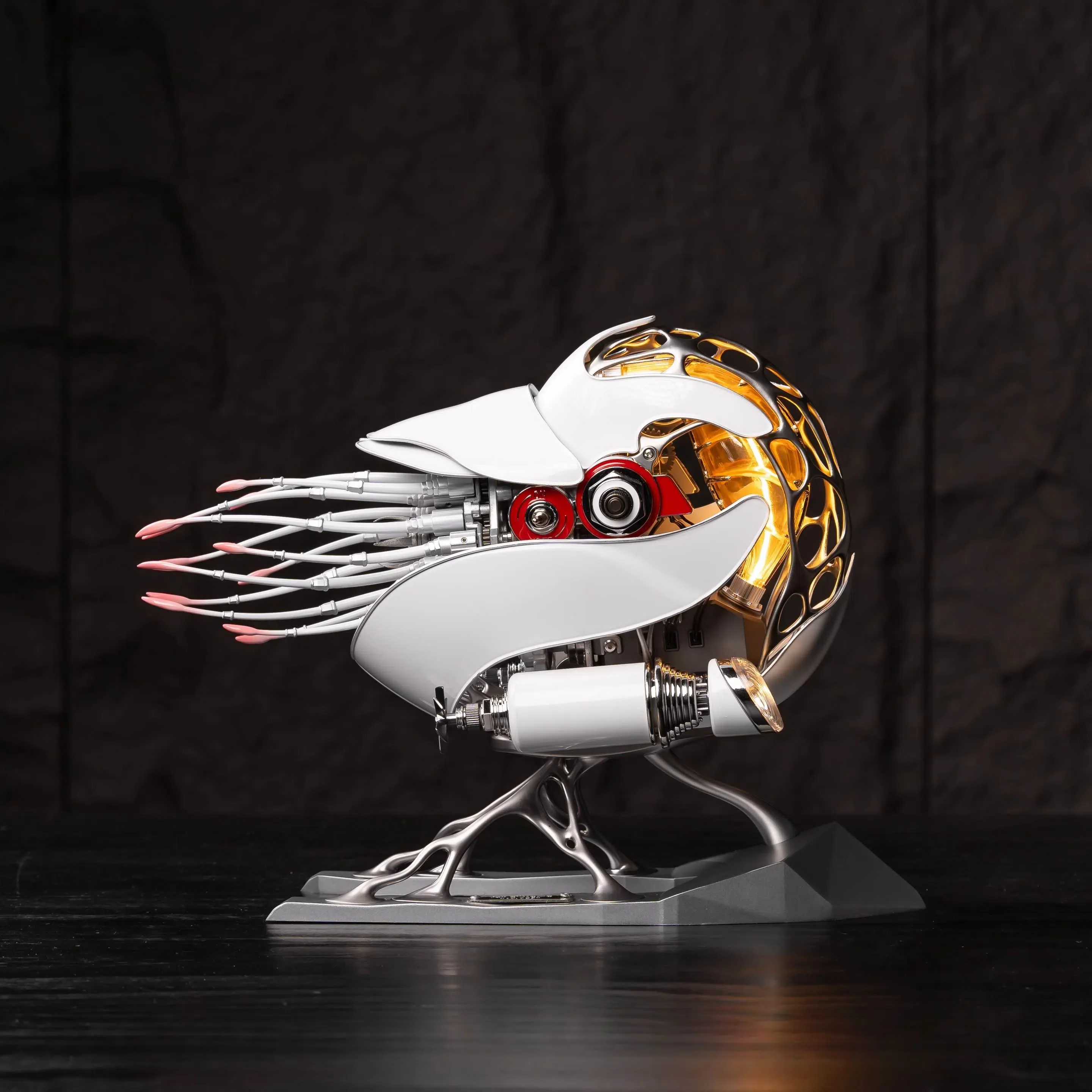 Rokrgeek Mechanical Metal Nautilus Model DIY 3D Puzzle - Image 7