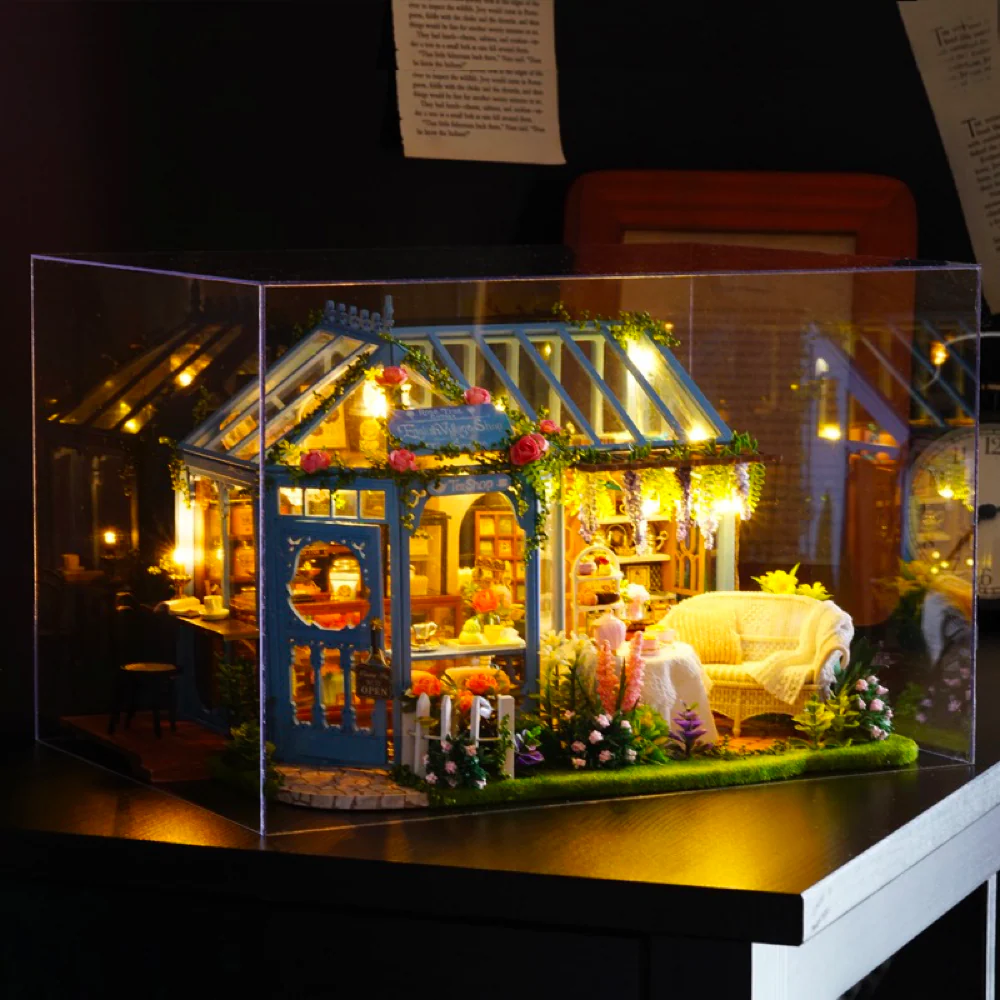 Rokrgeek Rose-blooming Yard DIY Miniature House - Image 4