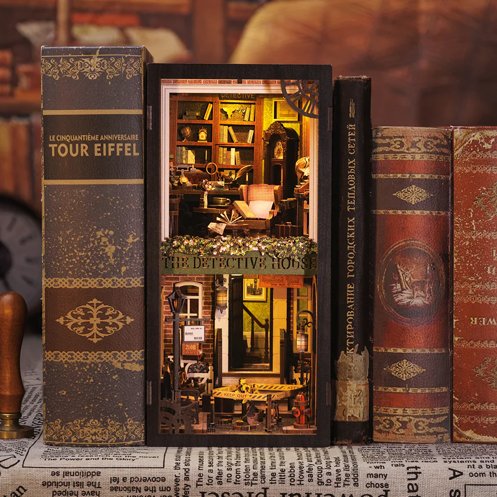 Rokrgeek Rose Detective Agency DIY Booknook Kit - Image 2