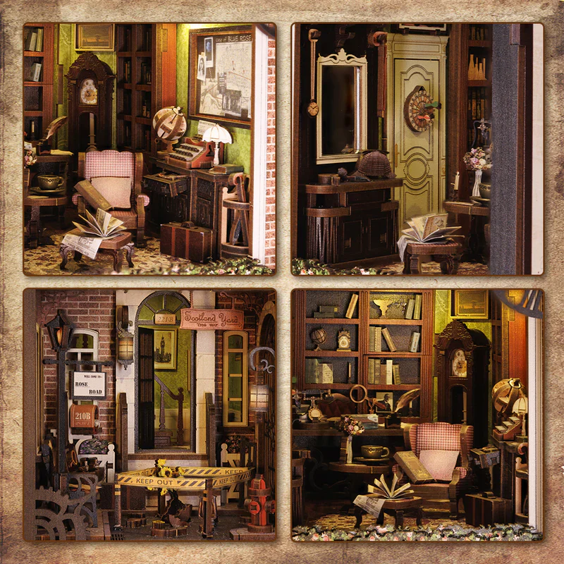 Rokrgeek Rose Detective Agency DIY Booknook Kit - Image 3