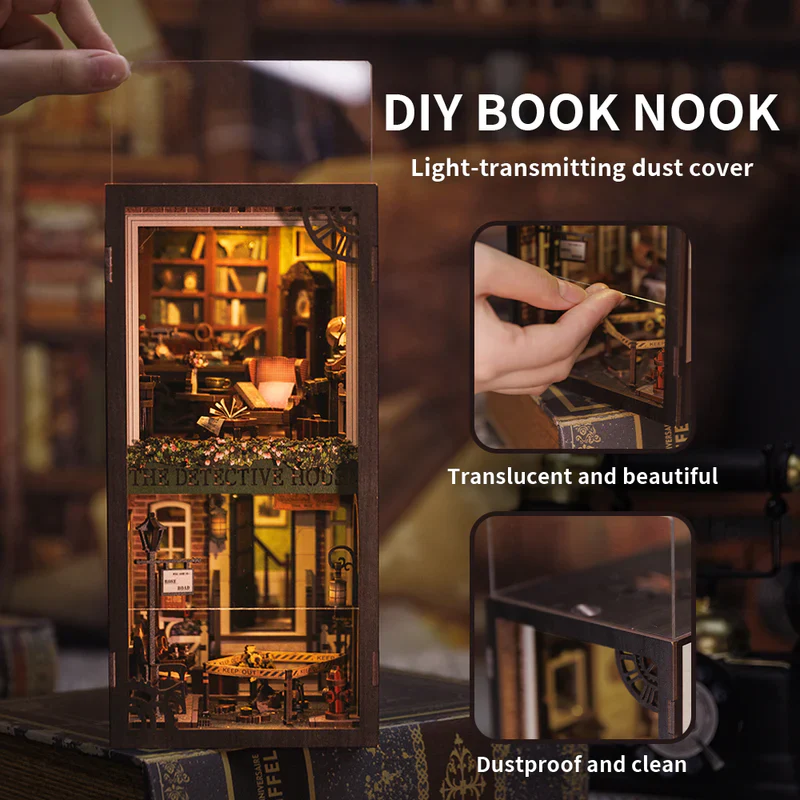 Rokrgeek Rose Detective Agency DIY Booknook Kit - Image 6