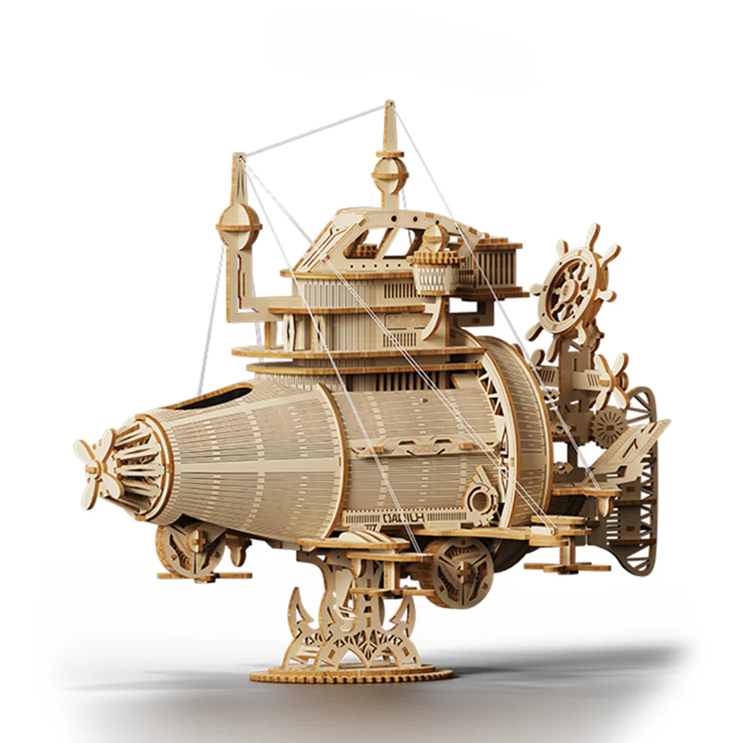 Rokrgeek Star Speed Spaceship 3D Wooden Puzzle - Image 2