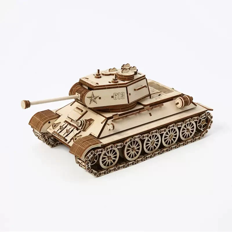 Rokrgeek T-34 Tank 3D Wooden Puzzle