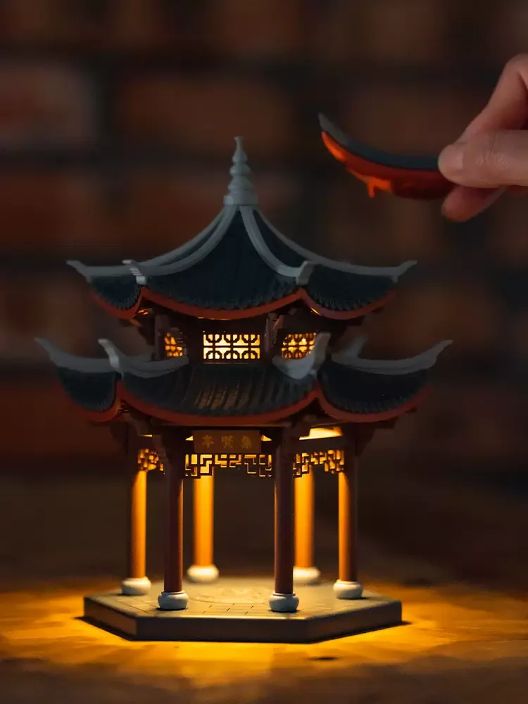 ROKRGEK's West Lake Jixian Pavilion Mortise and Tenon Block Puzzle - Image 3