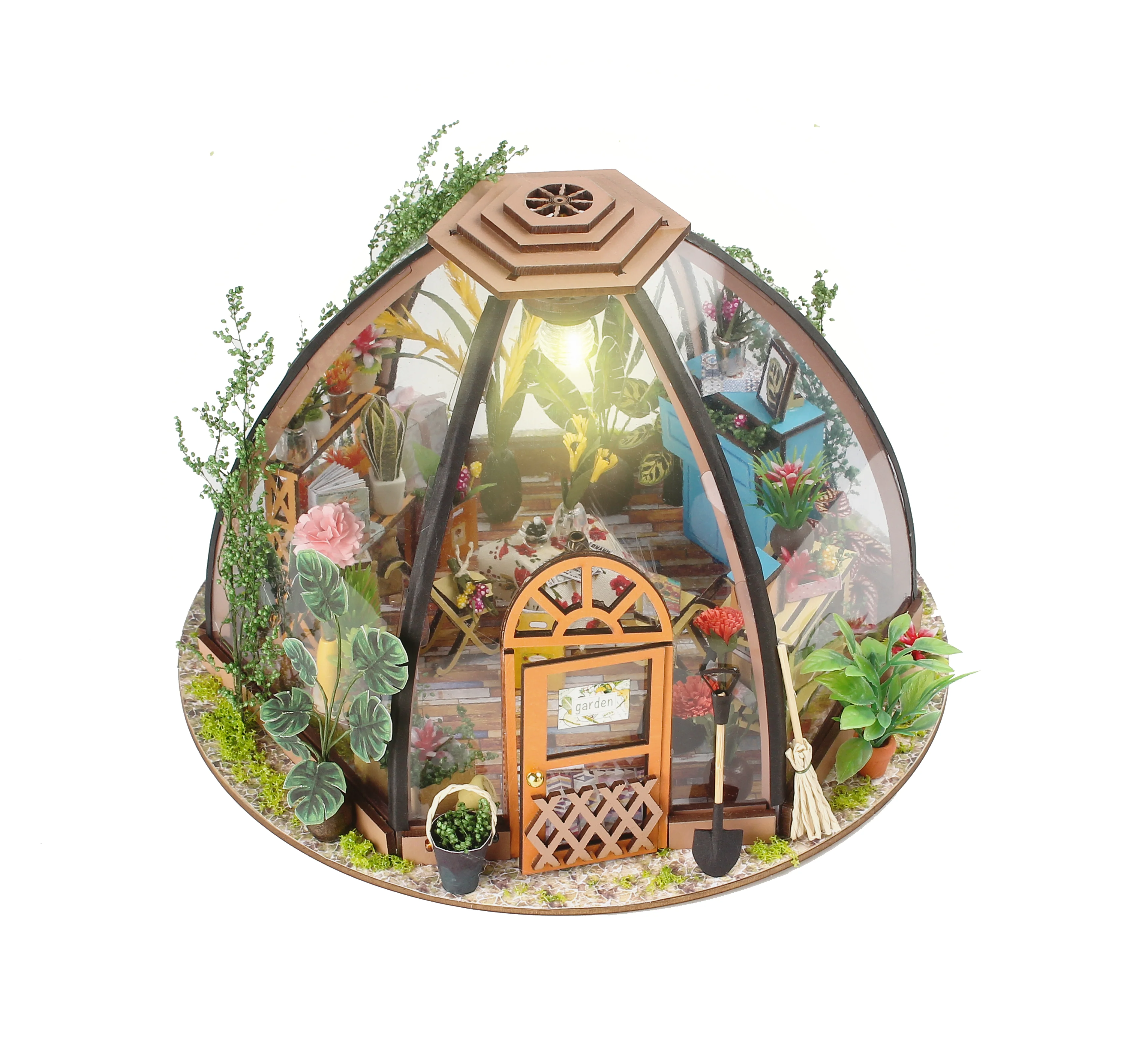Rokrgeek Star Garden Cafe Miniature House DIY Kit - Image 6