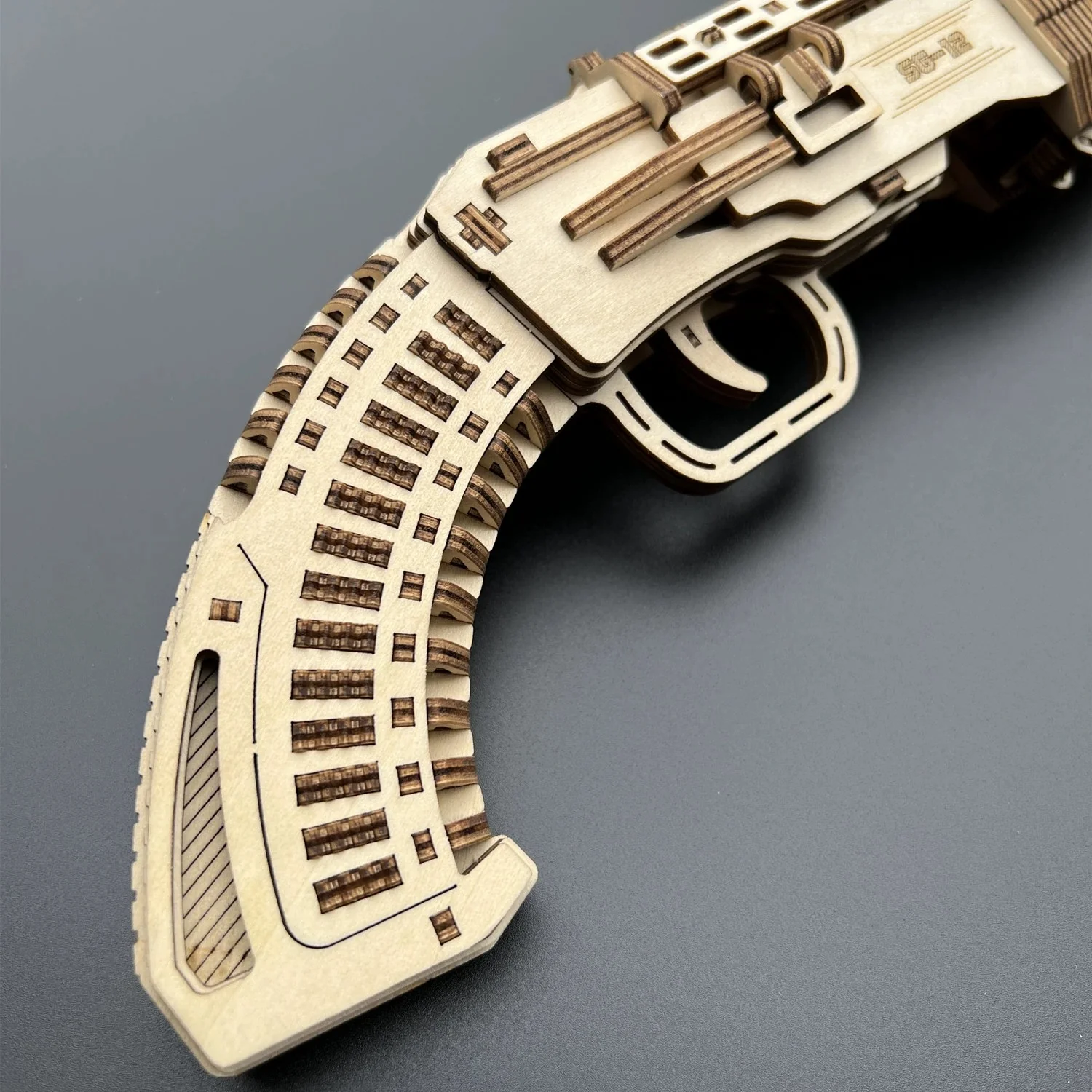 Rokrgeek Terminator Toy 3D Wooden Gun Puzzle - Image 4