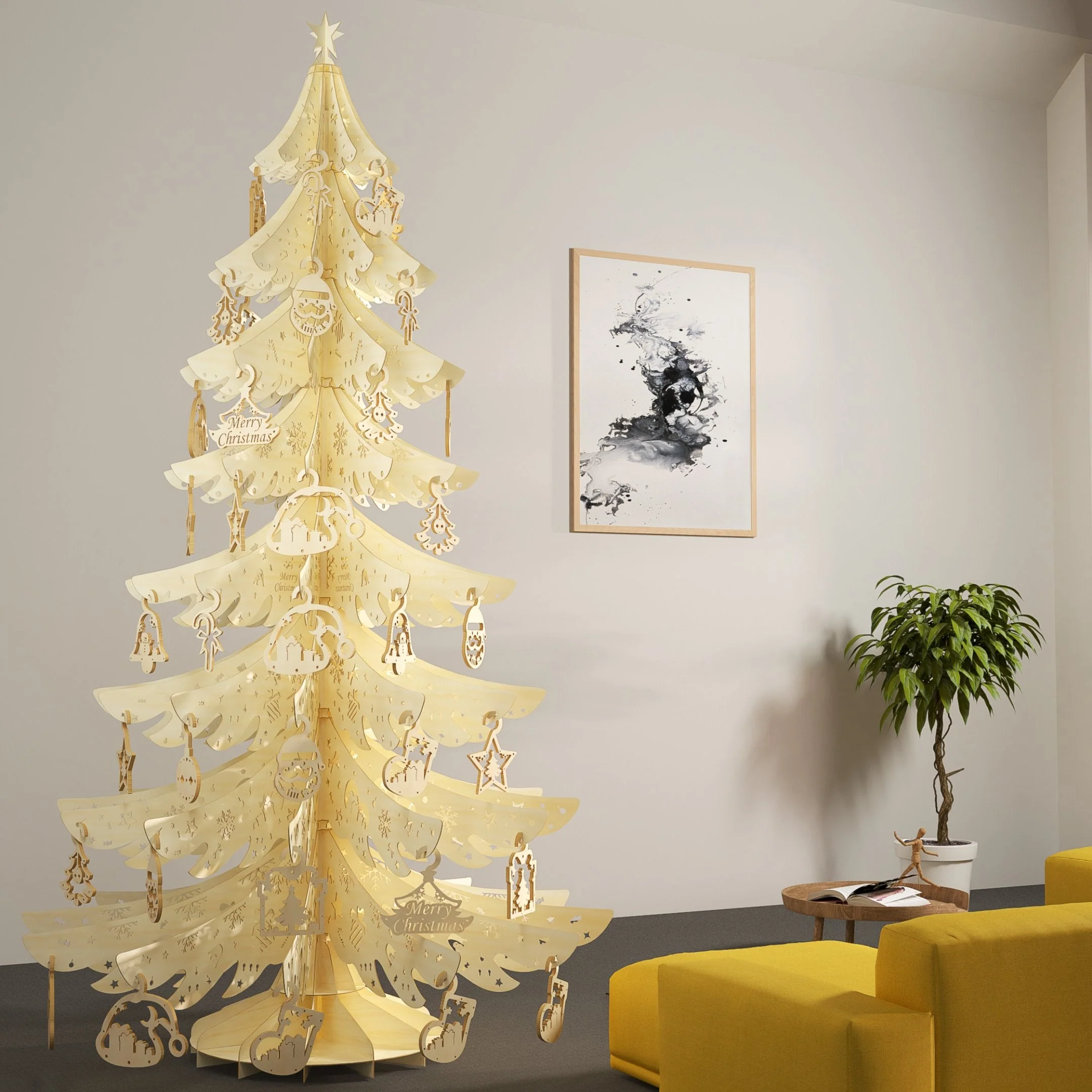 Rokrgeek Christmas Tree 3D Wooden Puzzle - Image 5